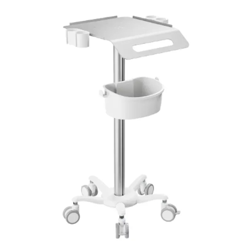 Napofix Suporte de Chão Móvel Branco para Portátil - MEDC3500