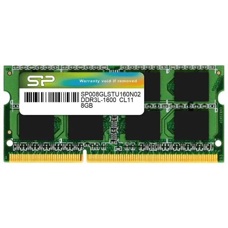 Memória RAM Silicon Power 8GB DDR3L 1600MHz CL11 SO-DIMM 204 pinos
