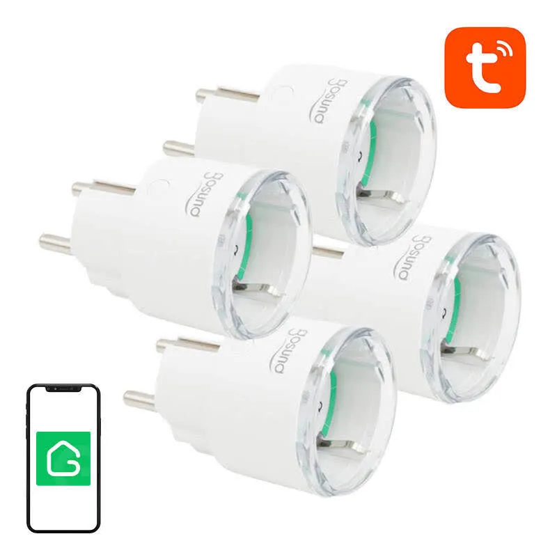 Gosund Tomada inteligente WiFi SP111 3680W 16A tuya 4 unidades