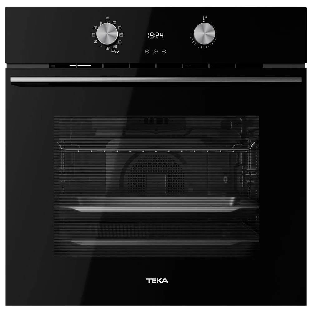 Forno Elétrico de Encastre Teka Maestro AirFry HLB 8406 P BK Pirolítico + Hidrolítico 71 Litros c/ Função AirFry A+ Preto
