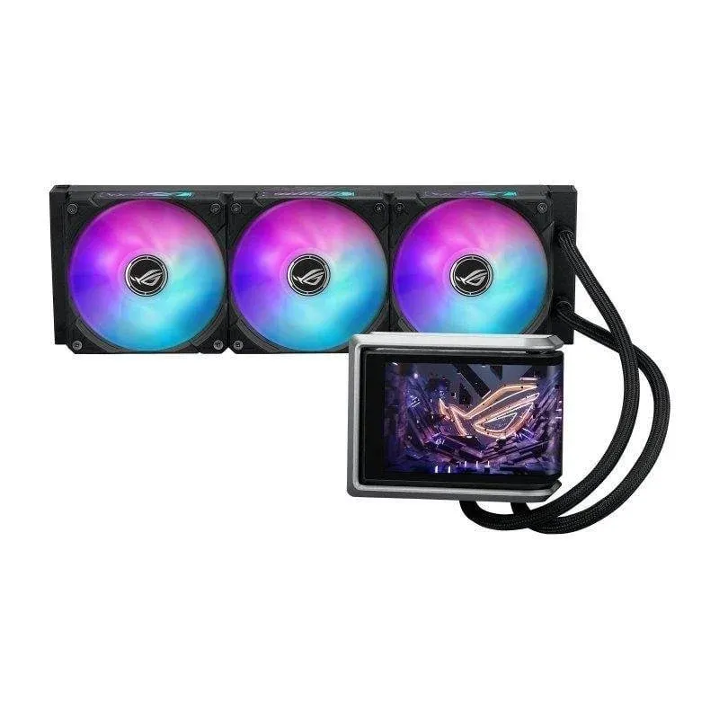 Refrigeración Líquida Asus ROG Ryuo IV 360mm 3 Ventiladores ARGB Ecrã AMOLED