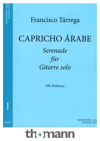 Heinrichshofen Verlag Tárrega Capricho árabe