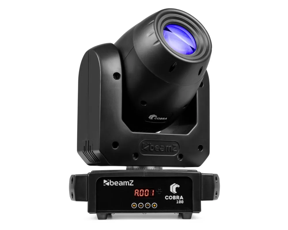 beamZ COBRA 100 LED Spot Moving Head With Prism