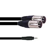 Cabo audio PowerAcoustics CAB2119 MJackST/2xXlrM 3mt