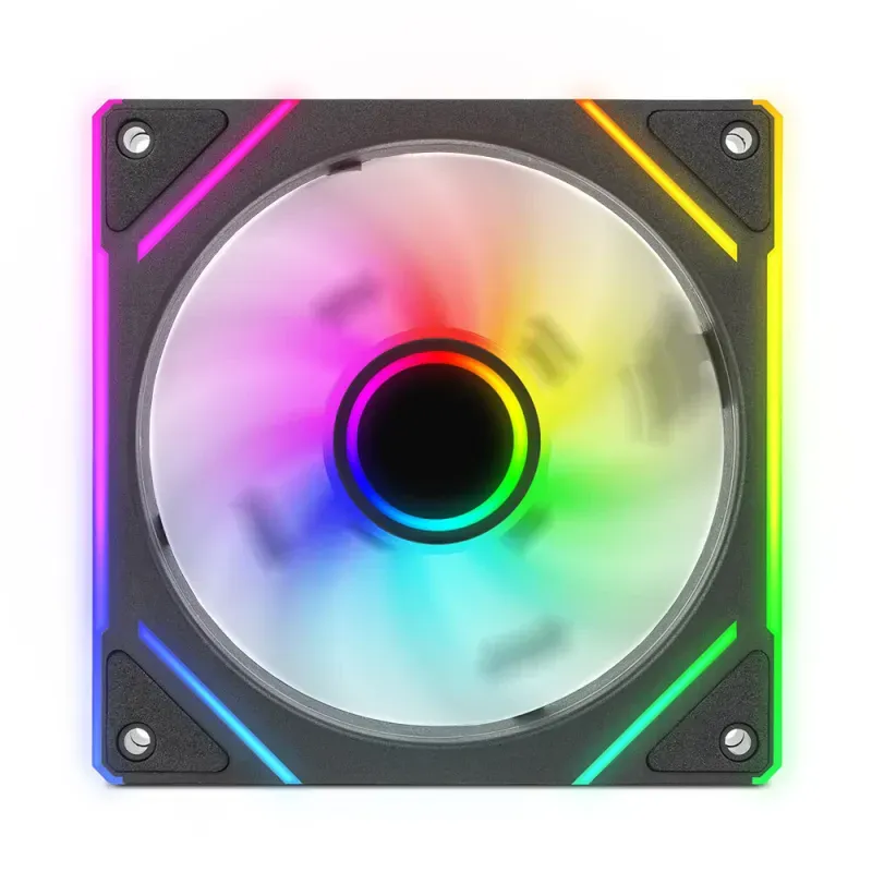 Ventoinha Zolyd Nova ARGB 120mm PWM Preta - ZLDNOVAARGB120PWMBK