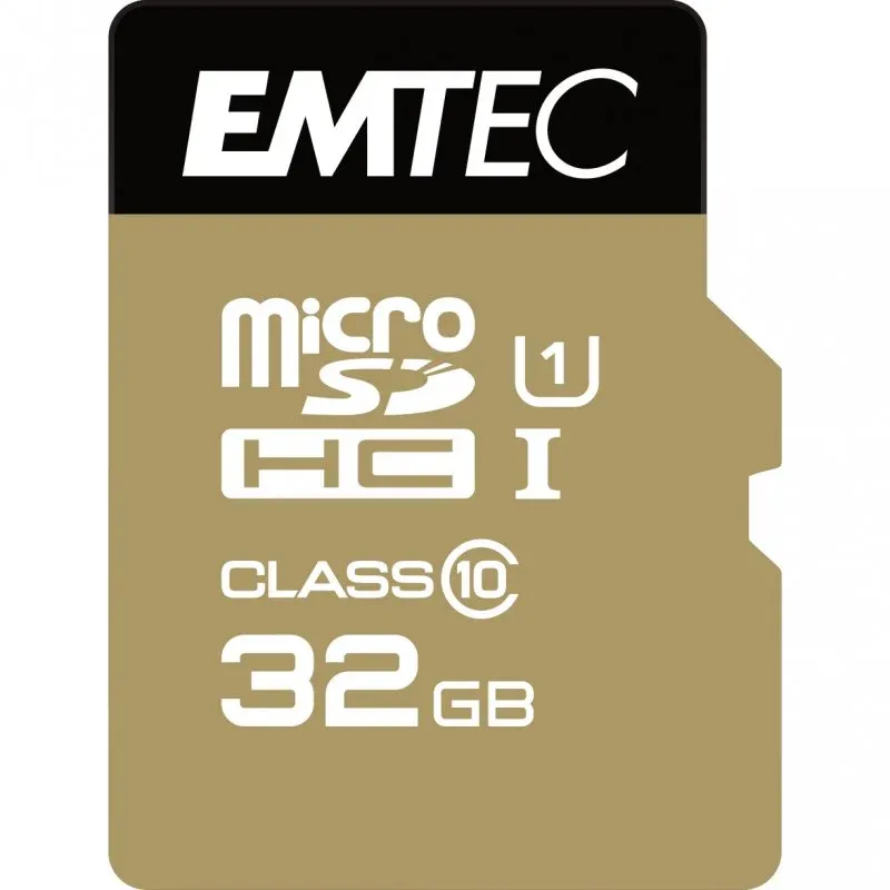 Emtec Elite Gold MicroSDHC 32GB Classe 10