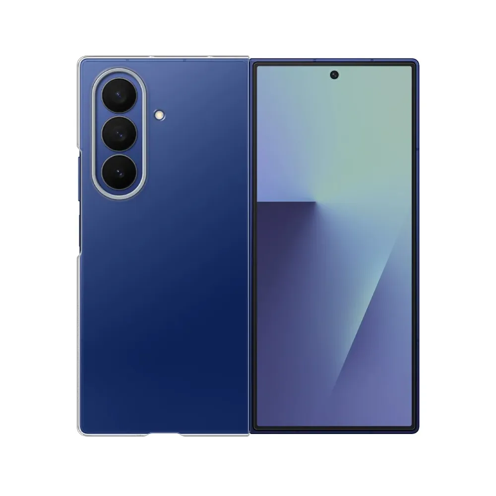 Capa de Silicone Original Samsung Galaxy Z Fold 7 Transparente