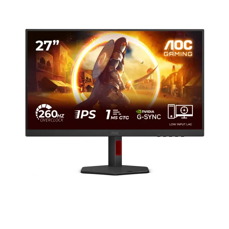 AOC MONITOR FAST IPS 27" 16:9 FHD 1MS 260HZ HDMI DP HAS 27G4ZR