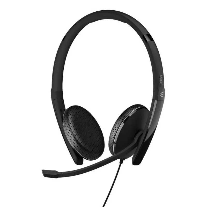 Epos ADAPT 165T USB-C II Headset para Escritório com Cabo e Cancelamento de Ruído Preto