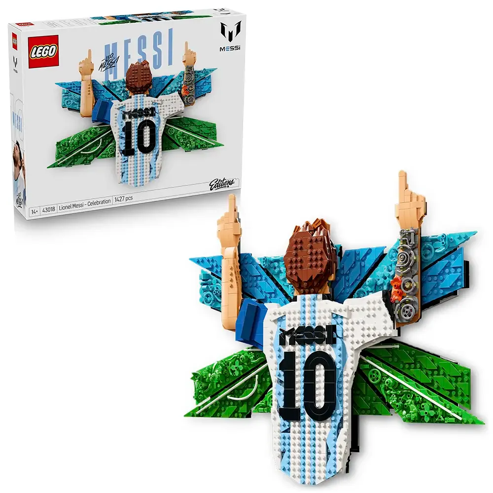 LEGO Editions Sports: Lionel Messi – Celebração | Idades 14+ | 1427 Peças | Item 43018