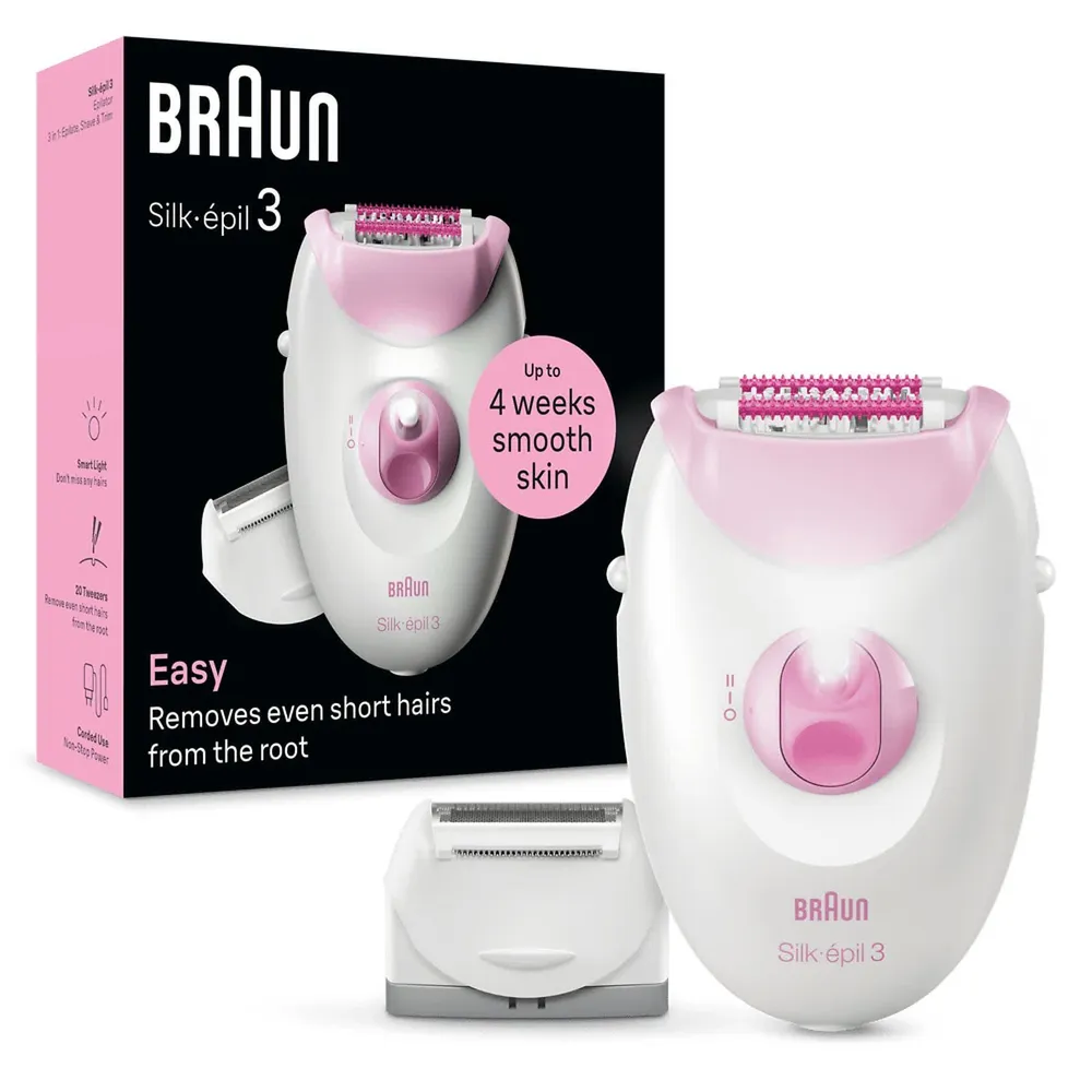 Depil. Braun Se3-031 2 Acessórios Para Barbear E Aparar
