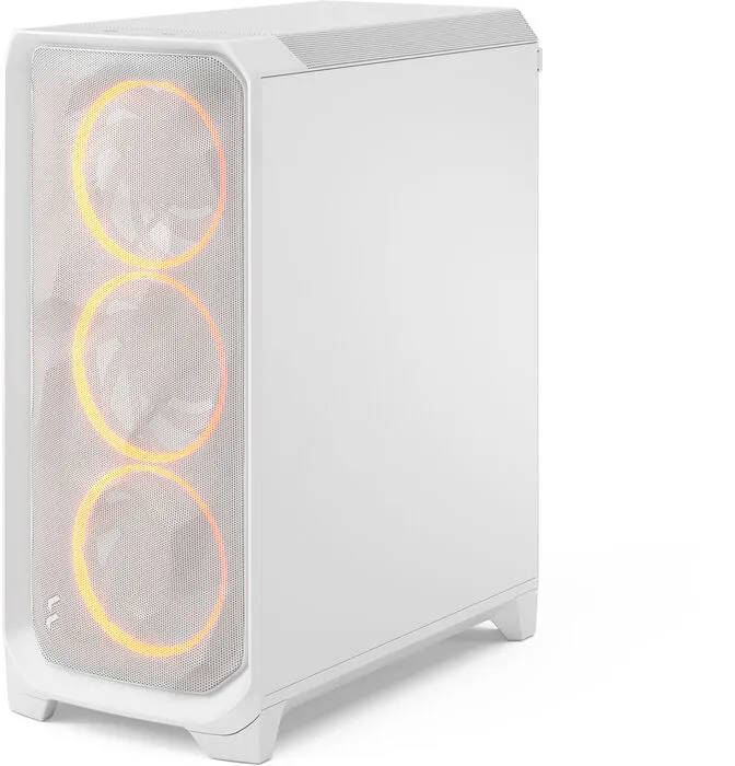 Caixa E-ATX Fractal Design Meshify 3 Branca RGB TG Light Tint