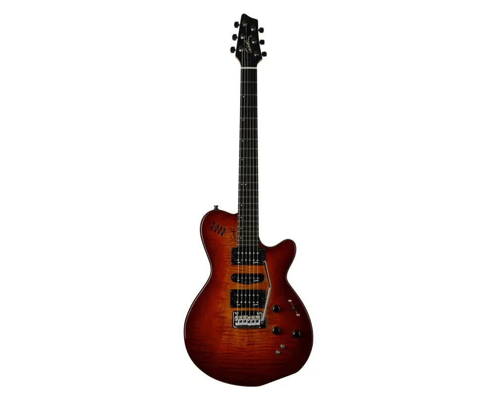 Godin XTSA Lightburst Flame With Bag