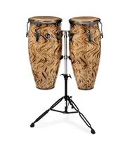 Congas LP LPA646-HC Havana Café 10"+11" Com suporte duplo