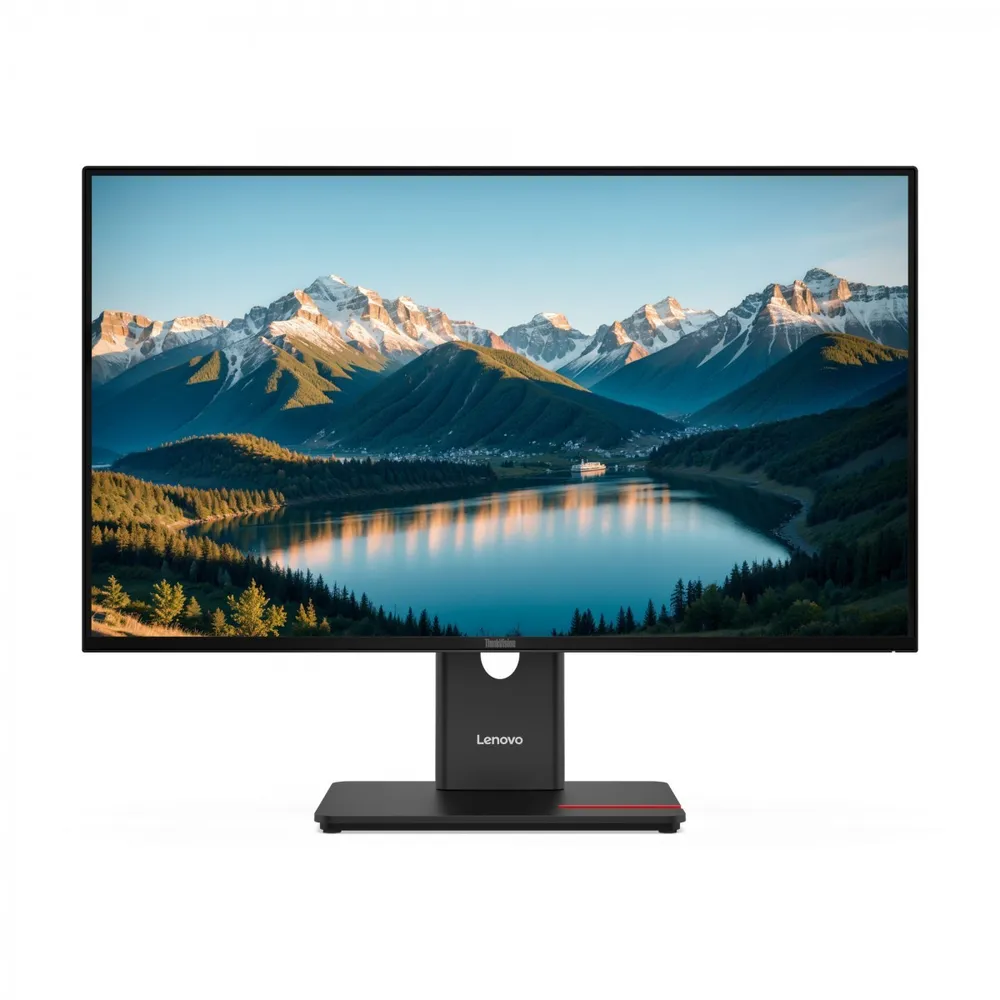 Lenovo ThinkVision T27Q-40 Monitor 27" QHD 120Hz IPS HDR 99% sRGB USB-C com Altura Ajustável