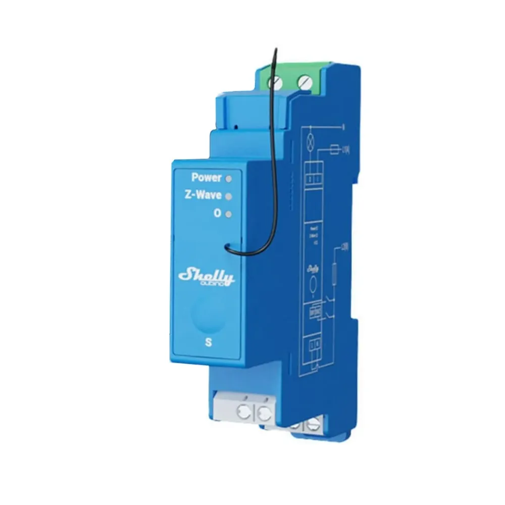 Módulo Controlador Shelly Qubino Wave Pro 1 c/ Relé Z-Wave