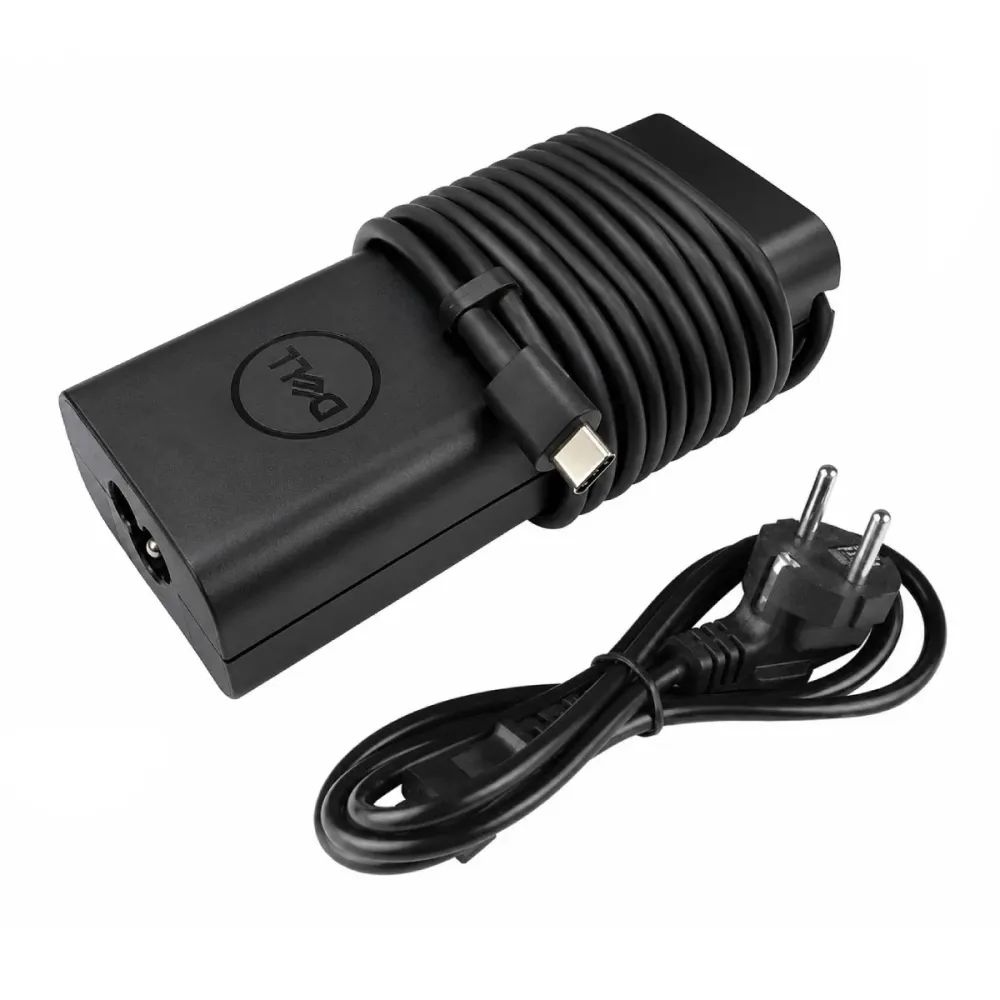 Carregador Dell 65W USB-C AC c/ Cabo de Alimentação