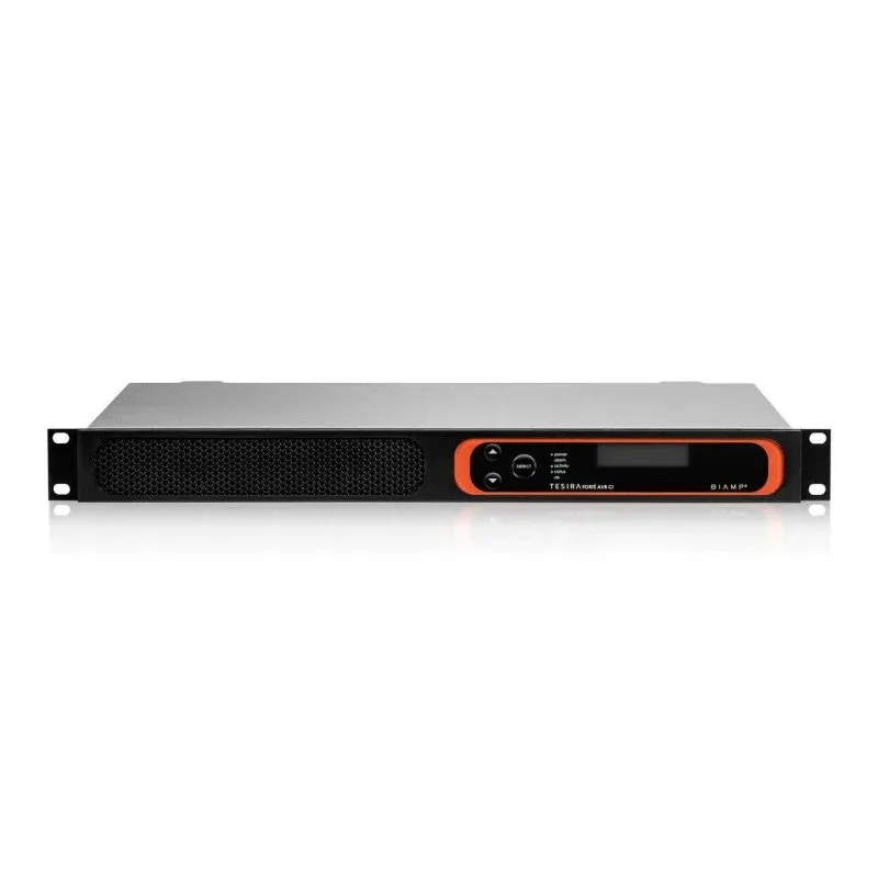 Processador Biamp Tesira FORTÉ AVB CI 8000 Ω OLED 20-20000 Hz Preto Metálico