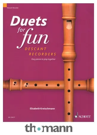 Schott Duets for Fun Descant Recorder