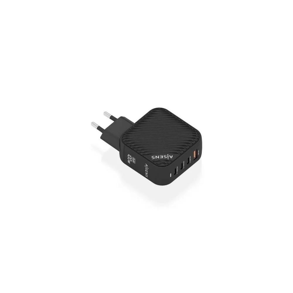 Aisens Carregador de parede USB-A e USB-C ASCH-100W4P029-BK