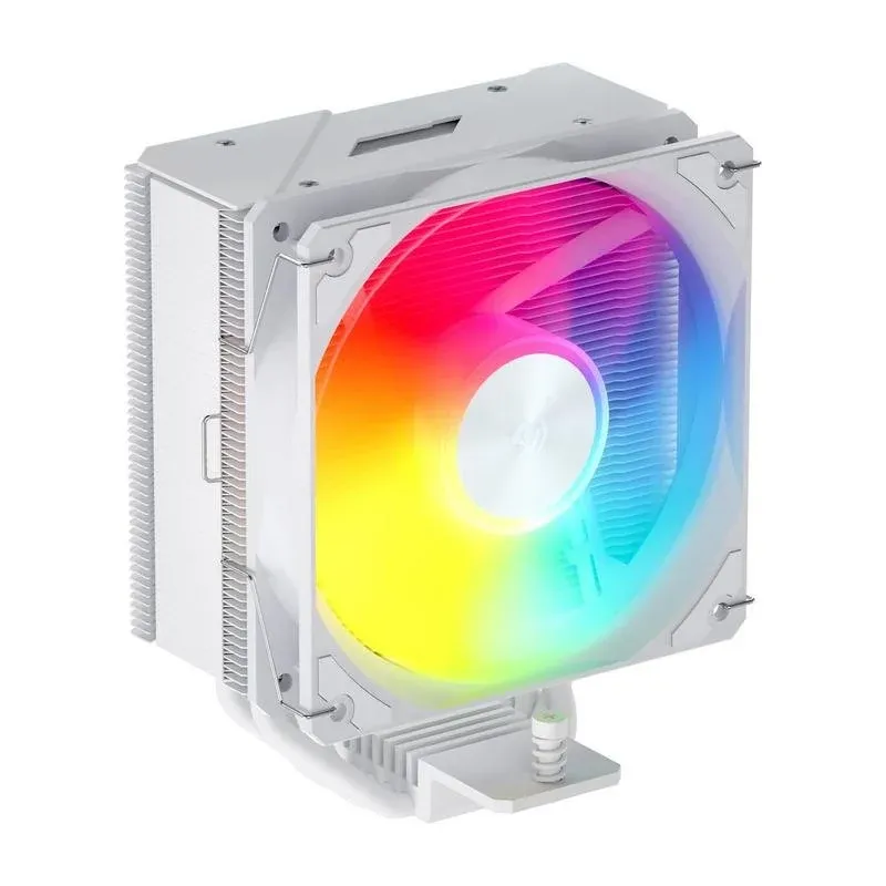 Cooler CPU Refrigeração Ar FSP Socket AM4 AM5 LGA 1200 120 mm NP5-WA ARGB Branco
