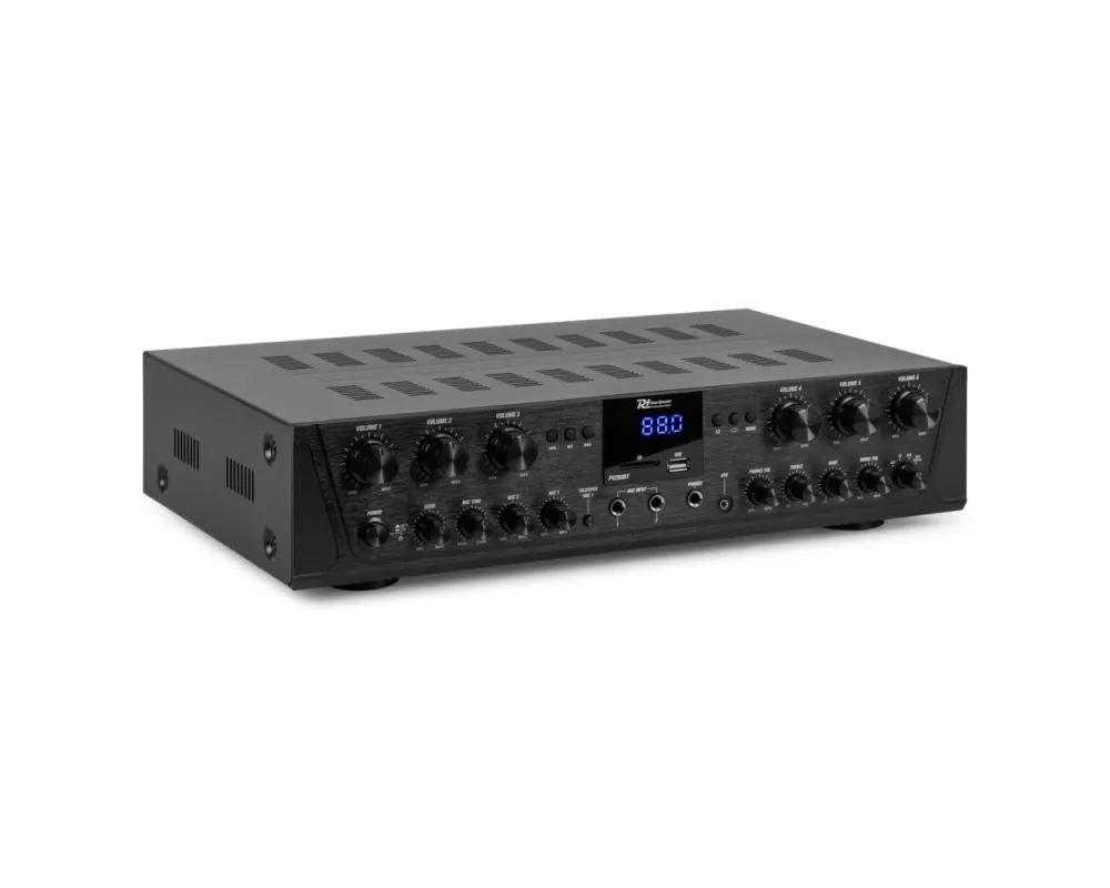 Power Dynamics PV260BT 6-Zone Audio Amplifier System 600W