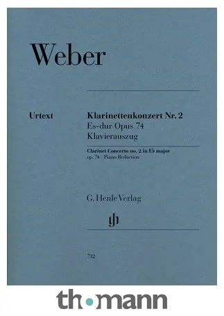 Henle Verlag Weber Clarinet Concerto No.2