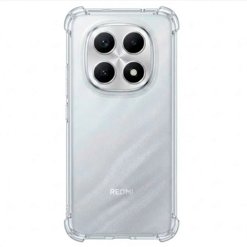 Funda para móvel Reforçada Transparente Silicone TPU Esquinas Elevadas para Xiaomi Redmi Note 15 Pro 4G