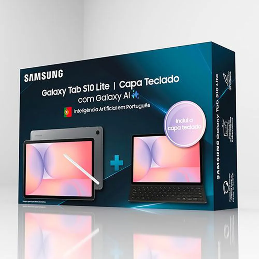 Tablet Samsung Galaxy Tab S10 Lite 10.9" (8 / 256GB) WiFi Cinzento + Keyboard Cover