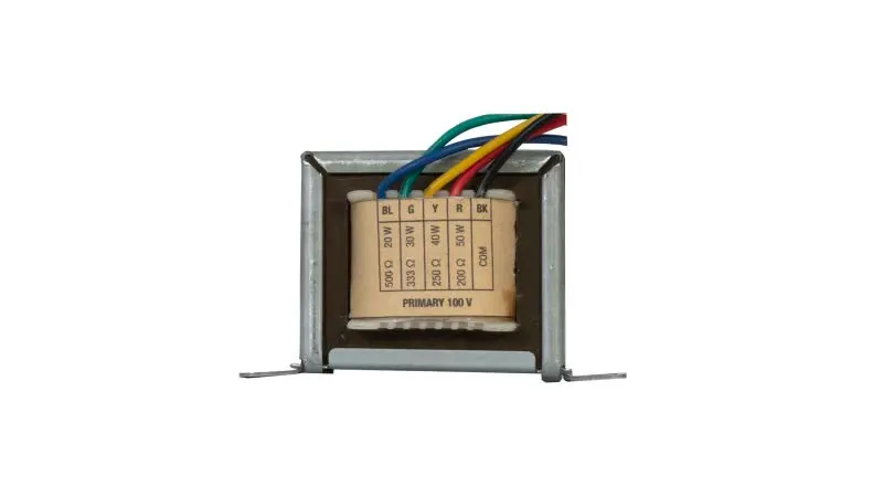 Transformadores de linha 100 V para coluna de baixa impedância - CV-1950