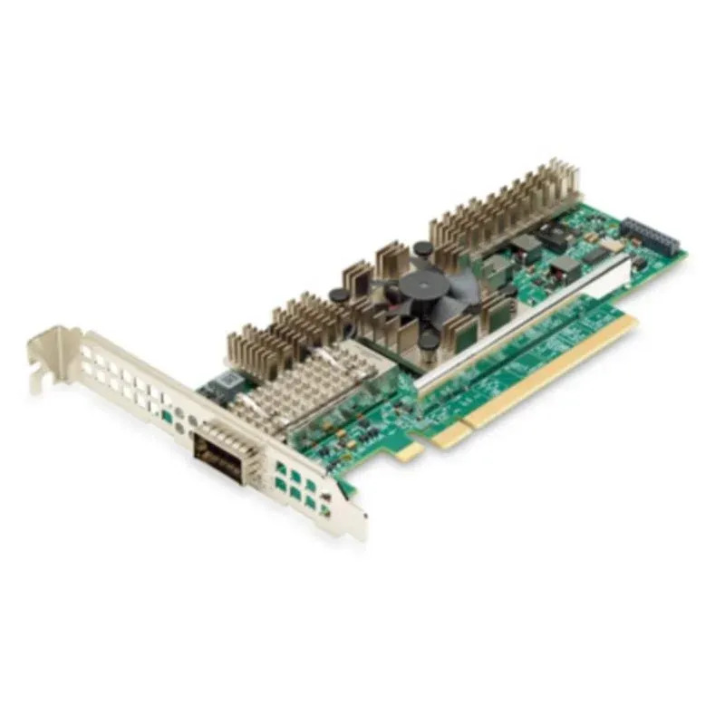 Placa de Rede BROADCOM P150P PCI Express Fibra 50 Gbit/s Verde Cinza