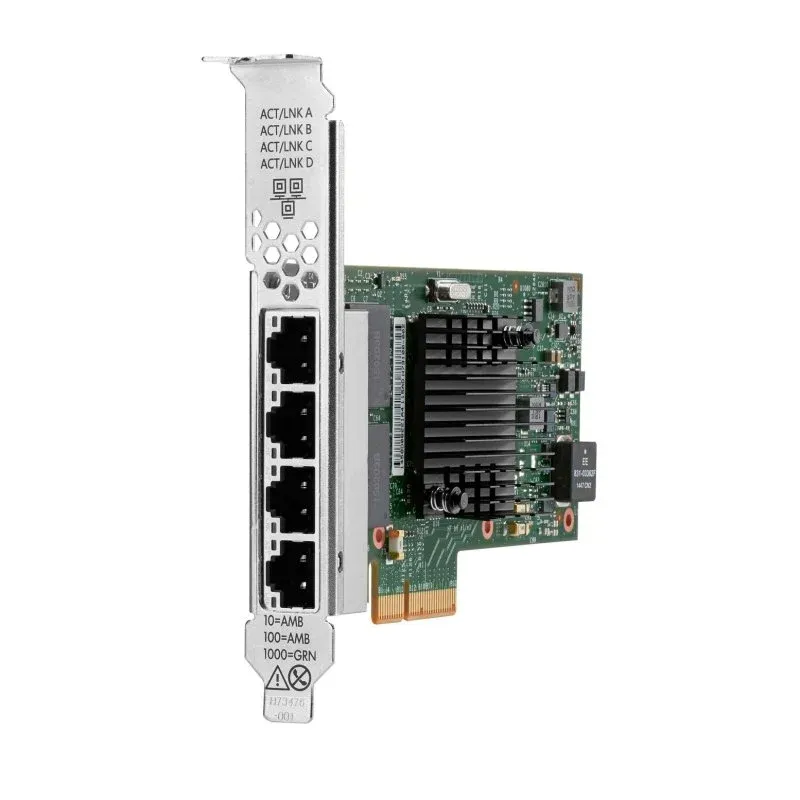 Tarjeta de Rede HPE Intel I350-T4 PCI Express 1Gb 4 Portas Base-T Servidor