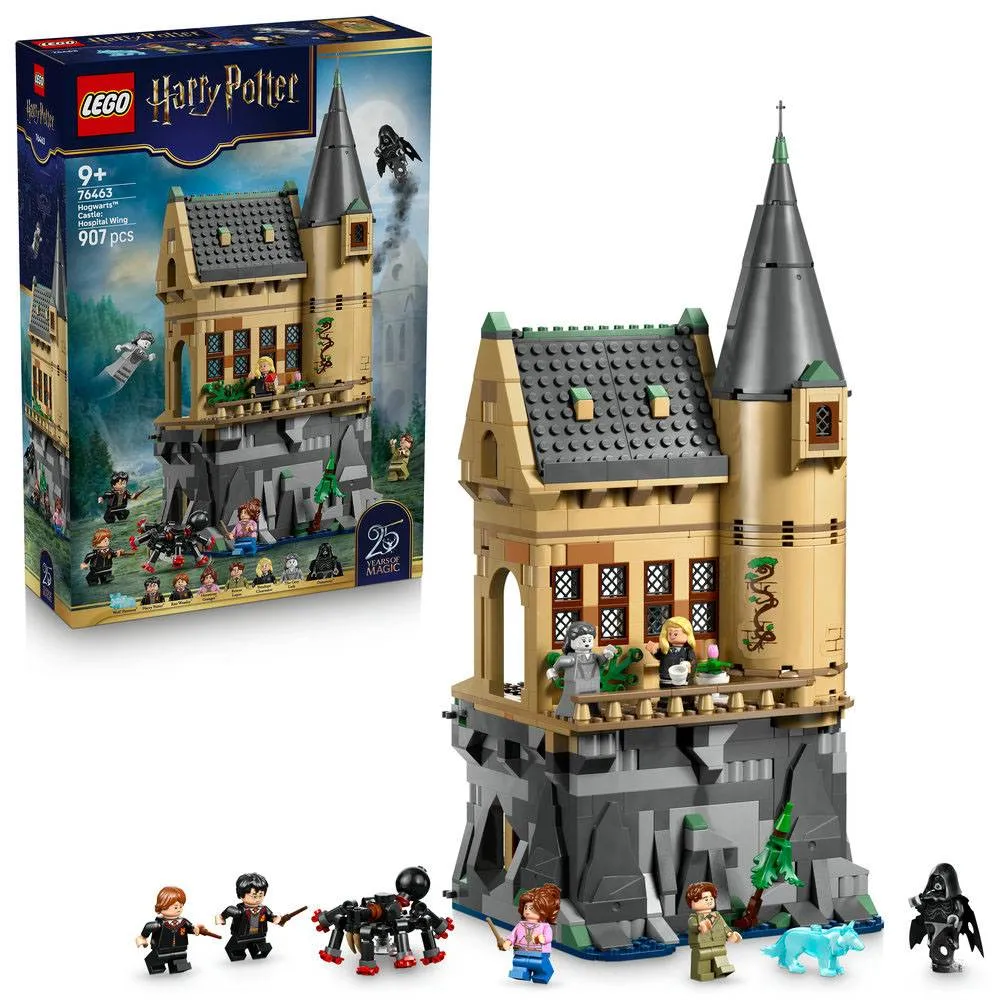 LEGO Harry Potter: O Castelo de Hogwarts Enfermaria | Idades 9+ | 907 Peças | Item 76463
