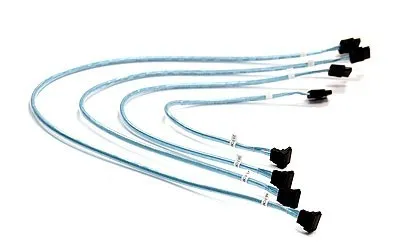 Supermicro 4 x Round SATA cable 0.43 m Black, Blue, White CBL-0190L