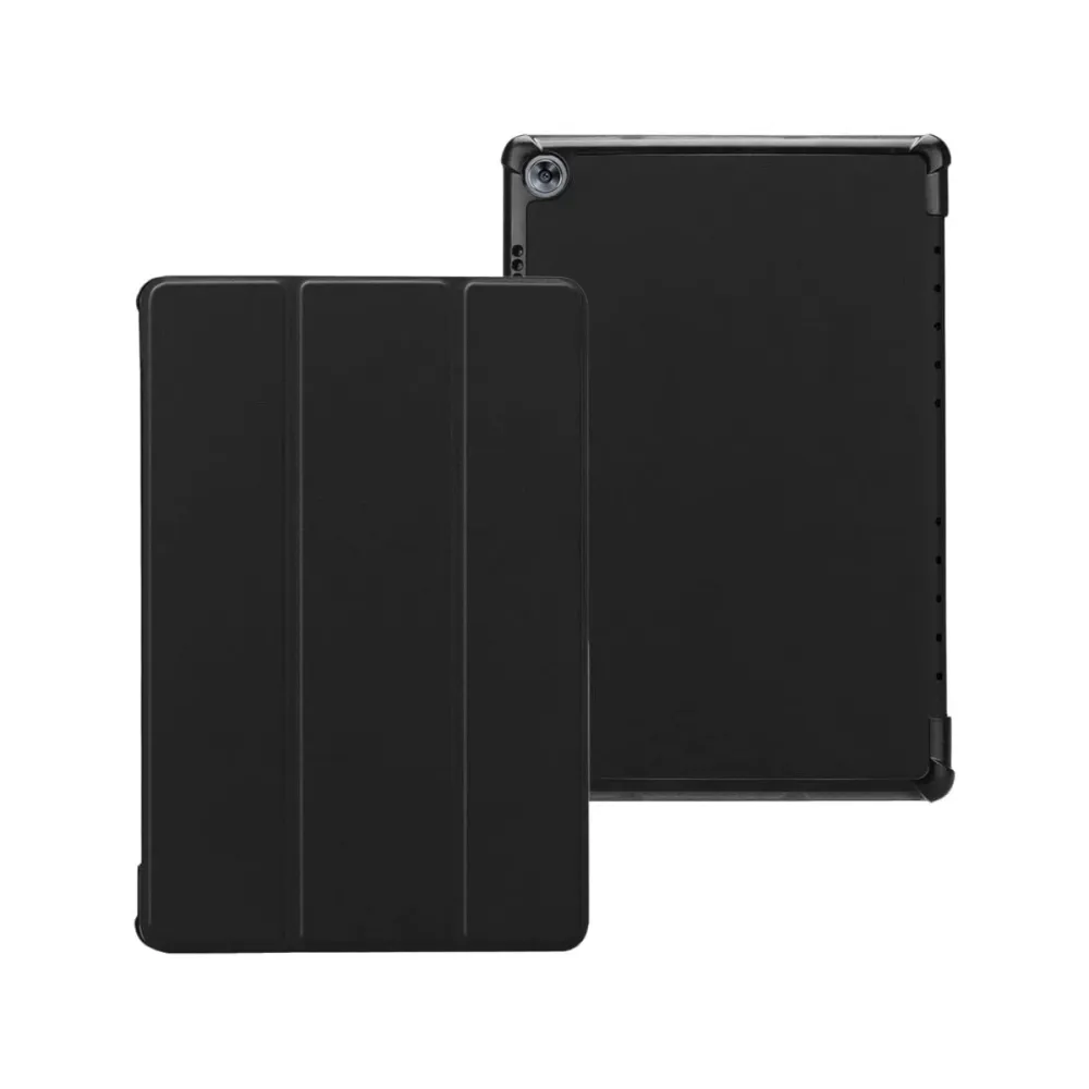 Capa Flip Cover Huawei MediaPad M5 10.8" Preta + Pelicula Vidro Temperado