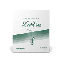 Palheta Sax Alto D'Addario La Voz Soft Cx 10-Un