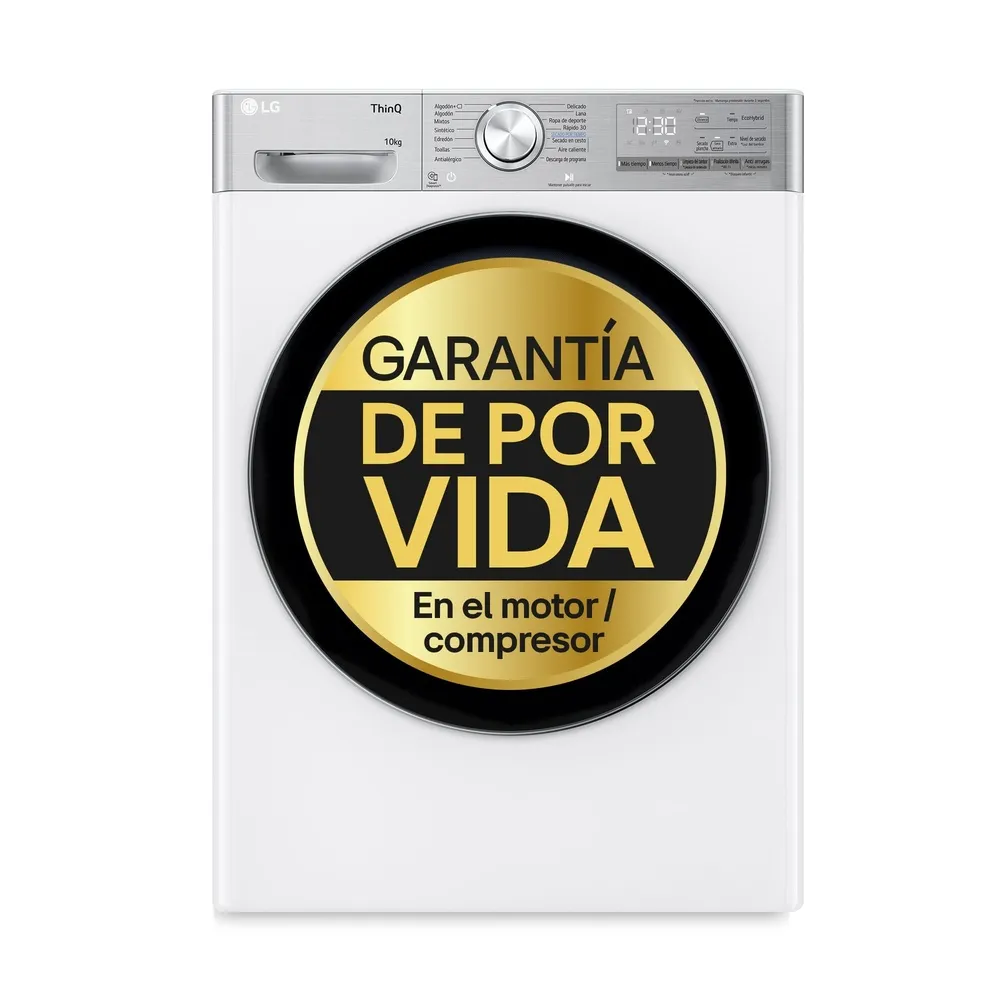 Máquina de Secar Roupa Lg Rh10v9av2wr 10kg Classe A+++