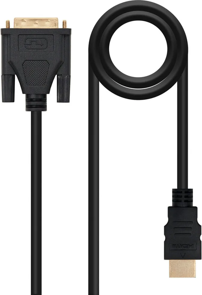 Cabo DVI a HDMI Nanocable DVI18/1/M-HDMI A/M 3 M