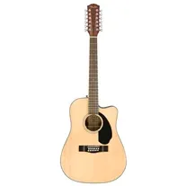Fender CD-60SCE Dreadnought WN Natural 12 cordas