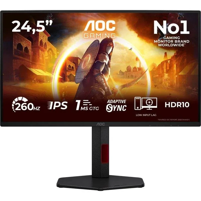 Monitor AOC G4 25G4ZR 24,5" Full HD 260Hz Fast IPS HDR10 1ms Ajustável