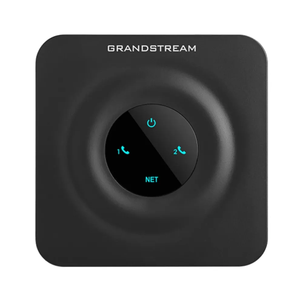Adaptador ATA Grandstream 2 Portas Preto - HT802_V2