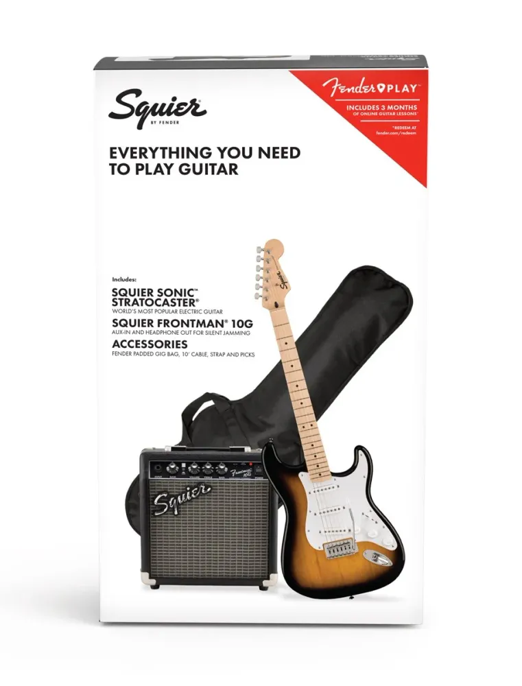 Squier Sonic Stratocaster Pack MN 2TS