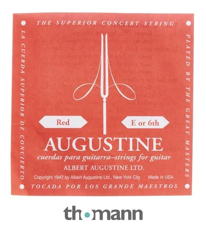 Augustine E-6 String Red Label
