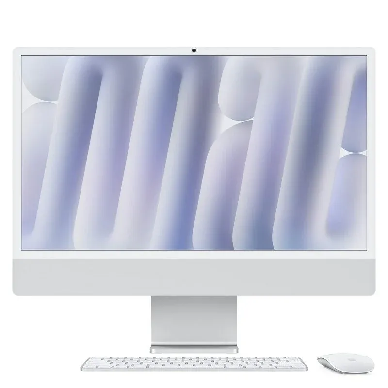 Apple iMac 24 Apple M4 10 Núcleos/24GB/512GB SSD/GPU 10 Núcleos/24" Retina 4.5K Prateado