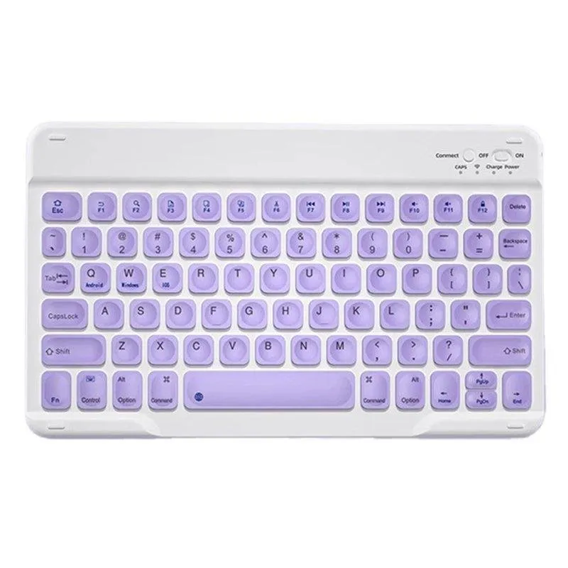 Teclado Royal Bailey X13 Bluetooth ultrafino leve roxo QWERTY inglês