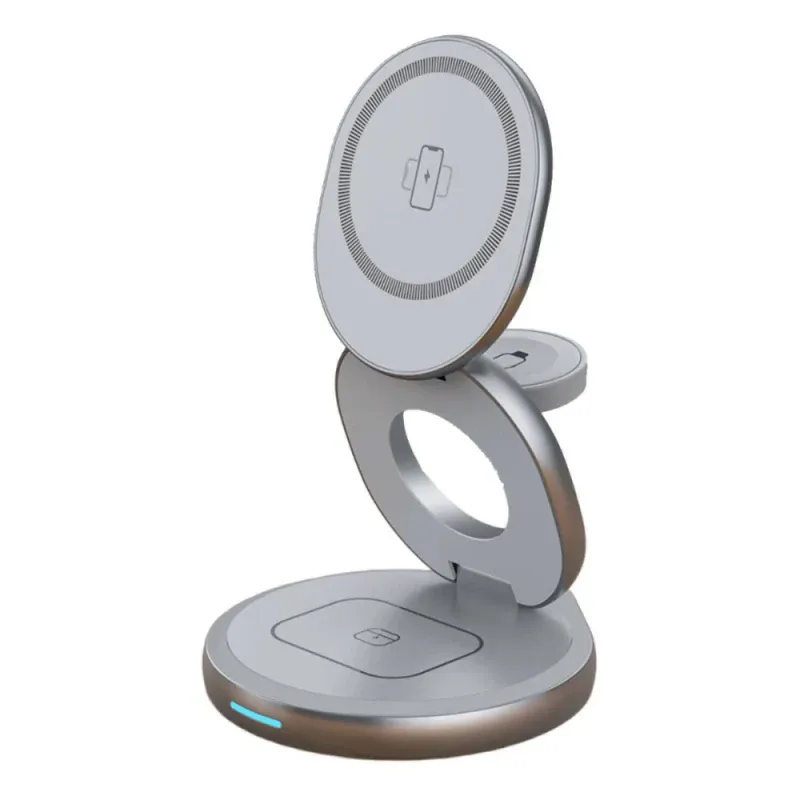 QDOS - SnapStand 3-in-1 Charger (space grey)