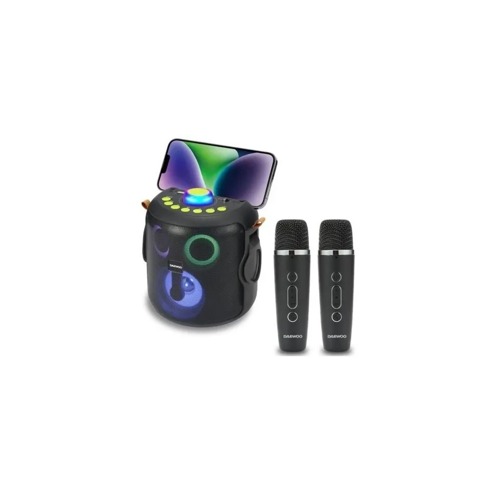 Daewoo Alto-falante portátil Bluetooth Karaoke DW3008 15W