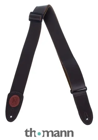 Levys Tri Glide 2" Leather Strap DBR
