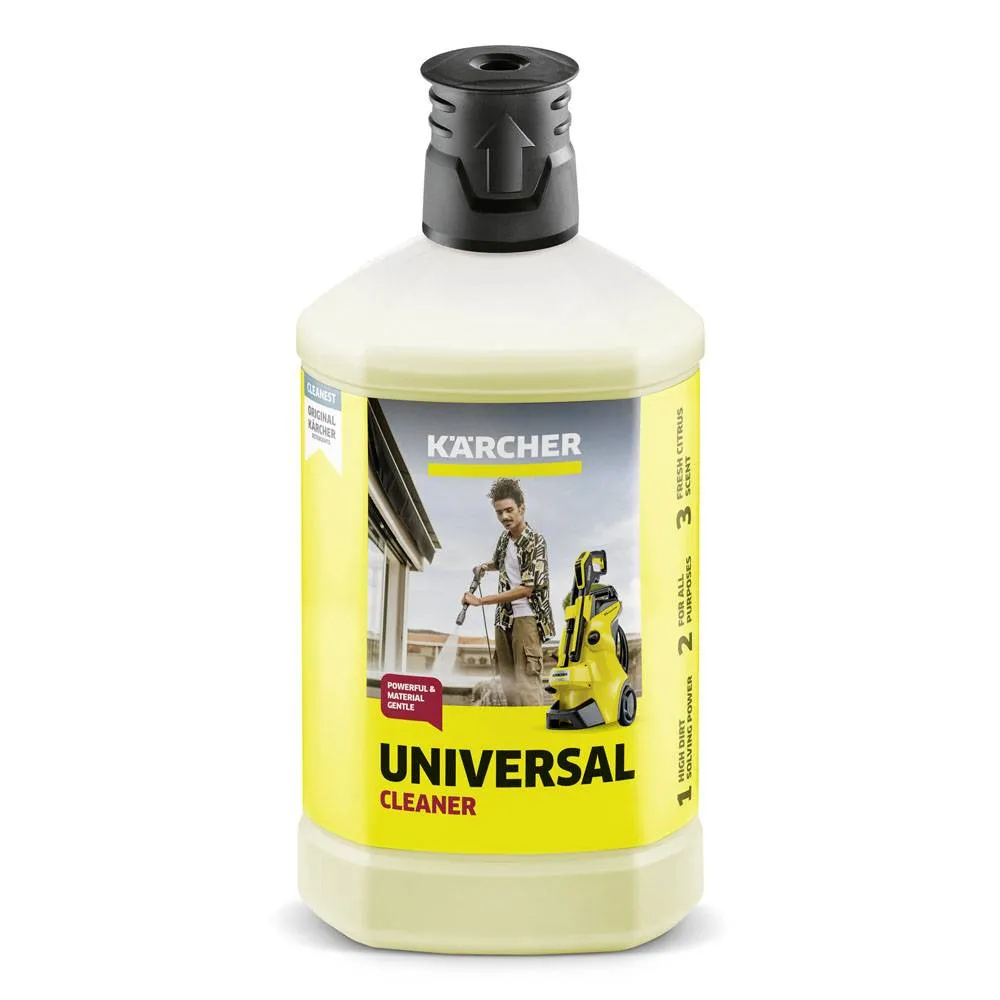 Detergente Lava Tudo Universal Karcher Cleaner RM 626 1L para Lavadoras de Alta Pressão