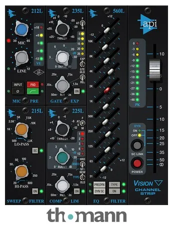 Universal Audio API Vision Chan. Strip Native